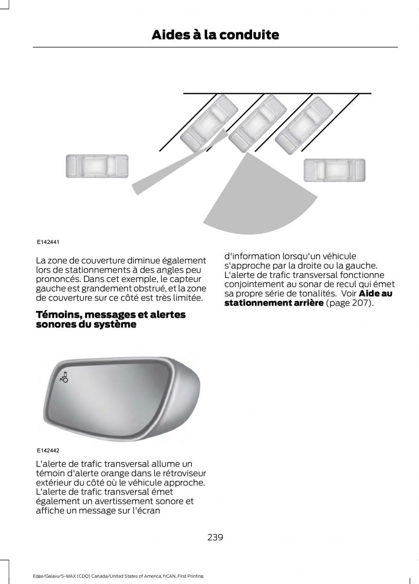 Forde Edge II manuel du proprietaire / page 242