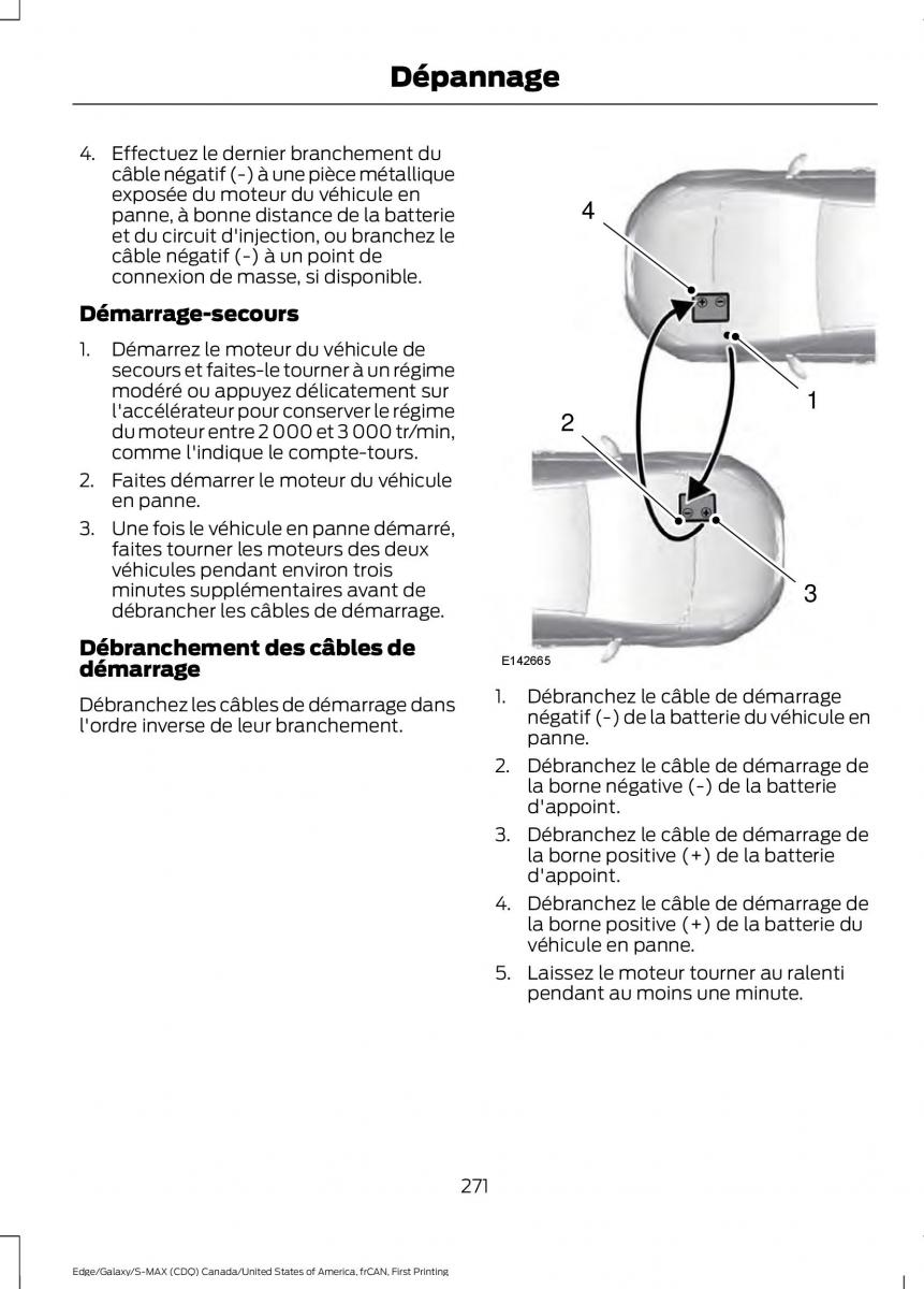 Forde Edge II manuel du proprietaire / page 274