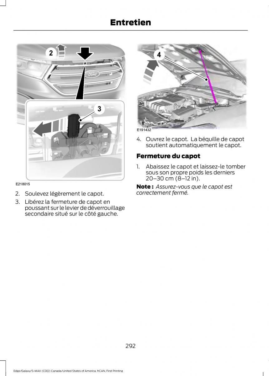 Forde Edge II manuel du proprietaire / page 295