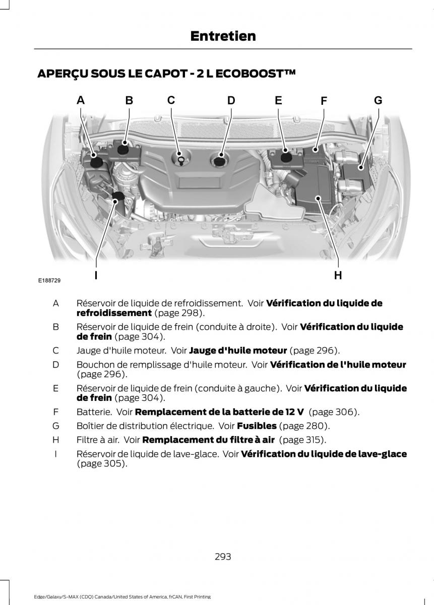 Forde Edge II manuel du proprietaire / page 296