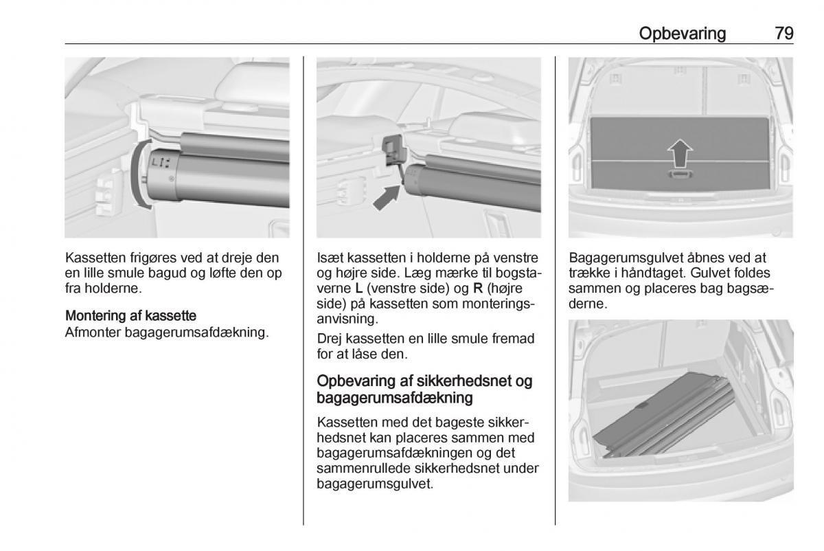 Opel Insignia A Bilens instruktionsbog / page 81