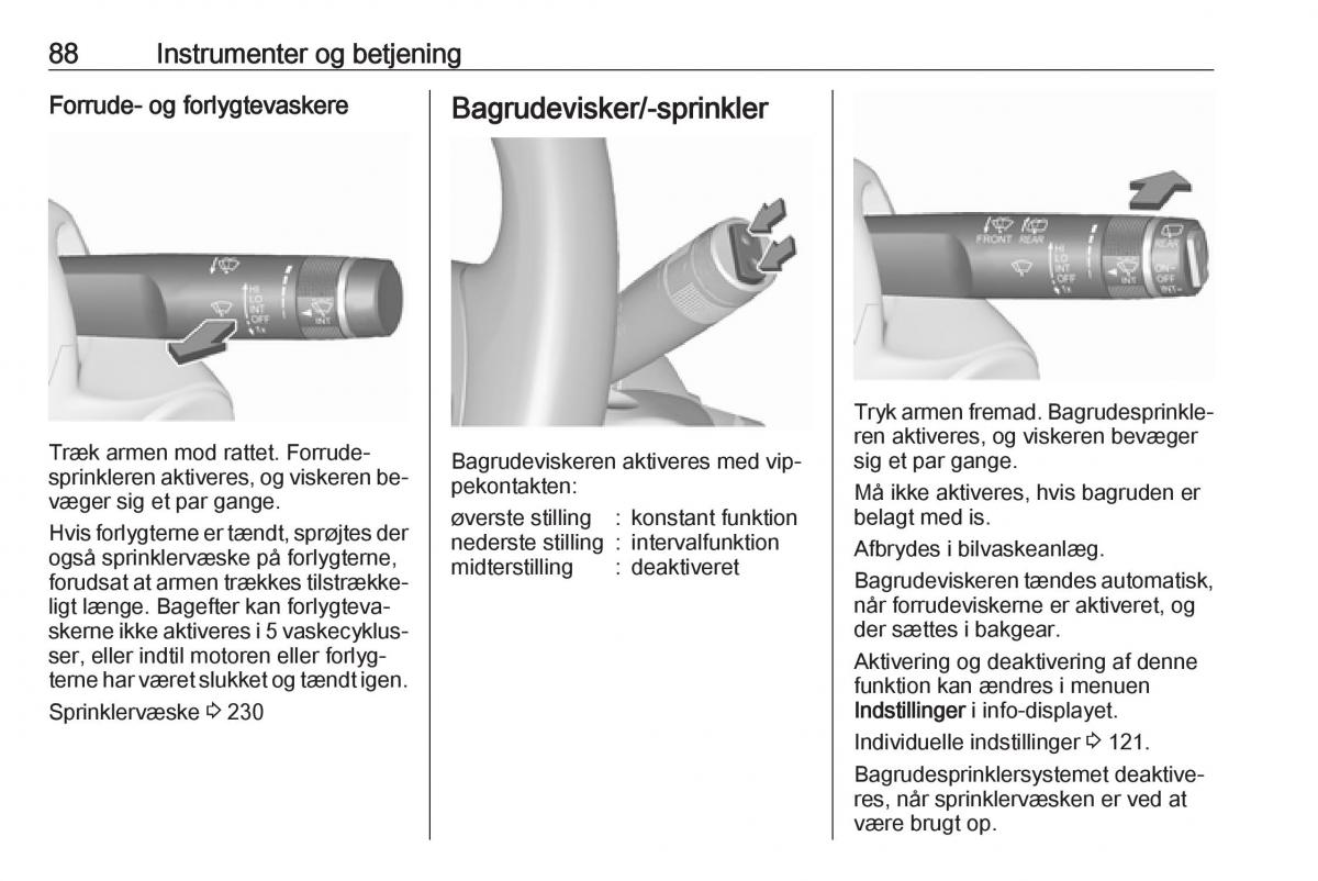 Opel Insignia A Bilens instruktionsbog / page 90