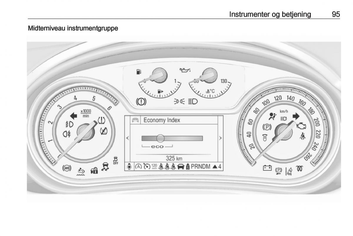 Opel Insignia A Bilens instruktionsbog / page 97