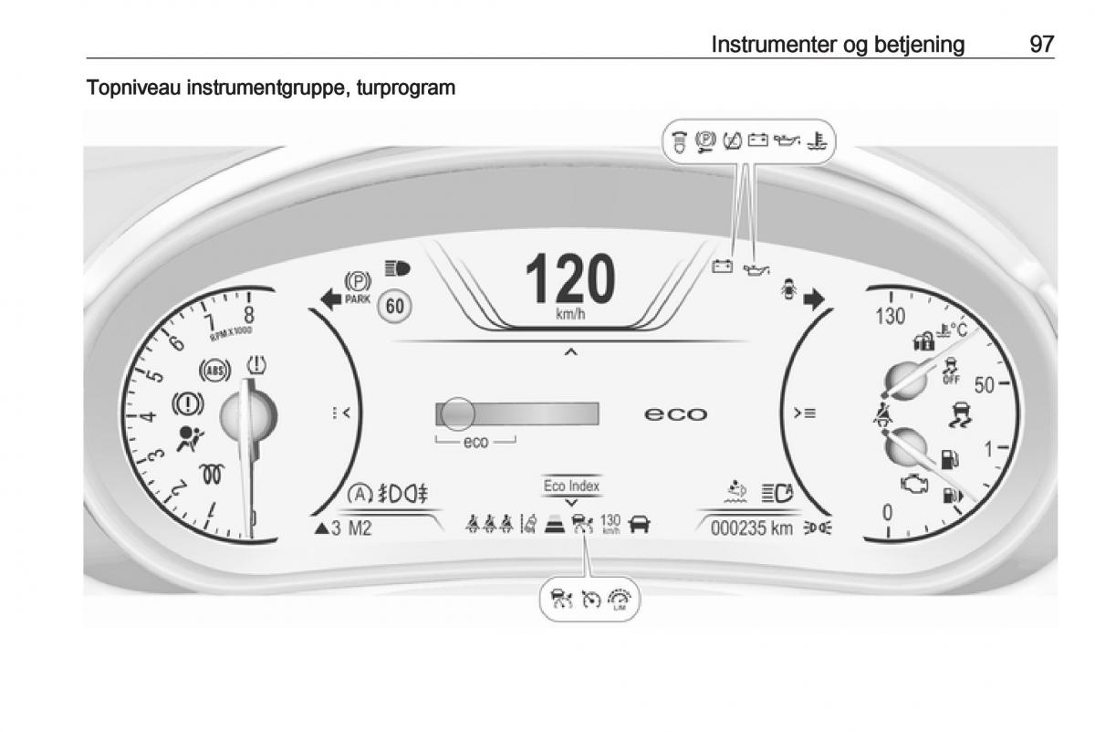 Opel Insignia A Bilens instruktionsbog / page 99