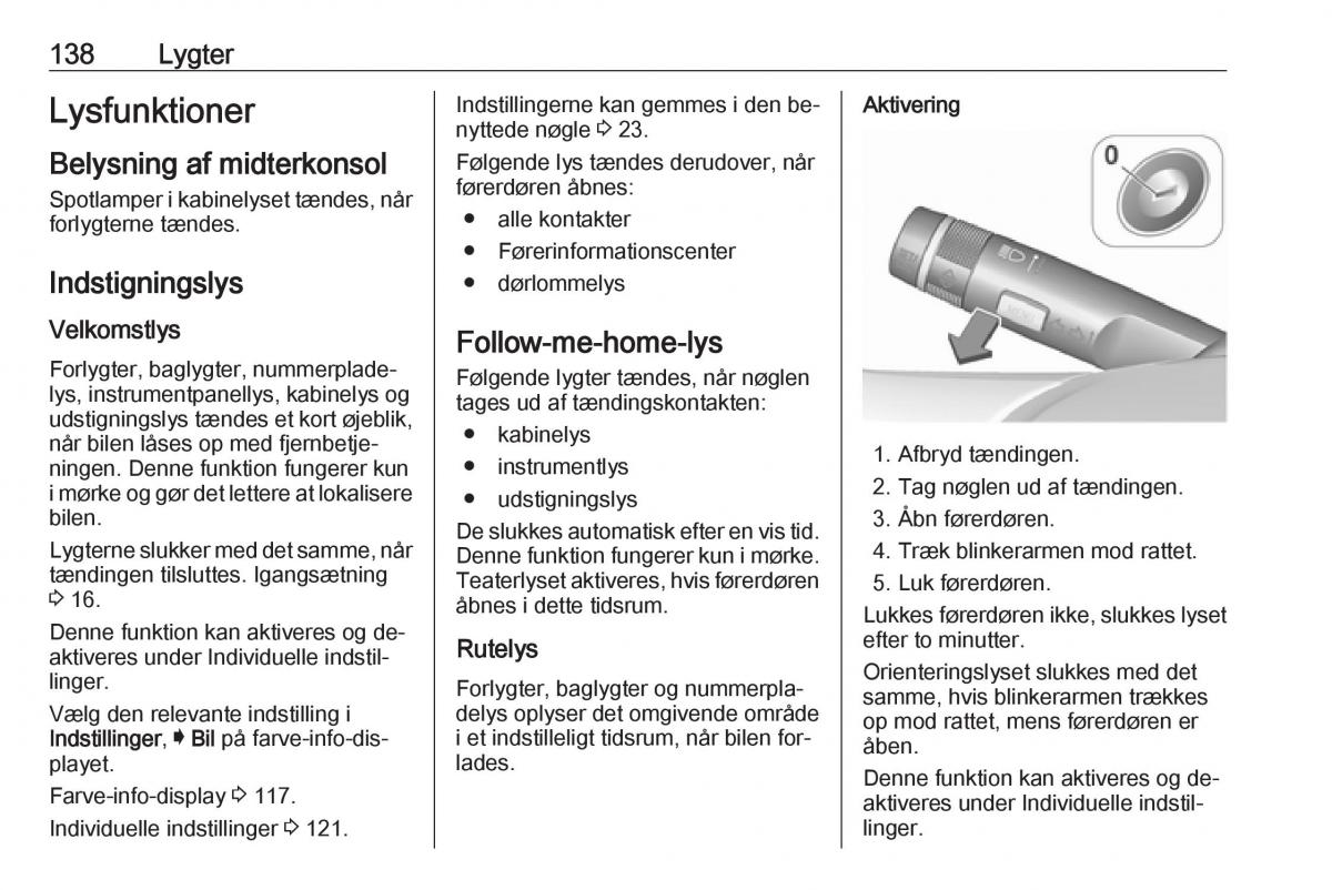 Opel Insignia A Bilens instruktionsbog / page 140