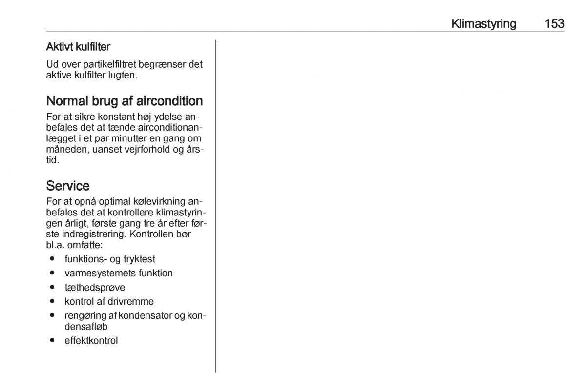 Opel Insignia A Bilens instruktionsbog / page 155