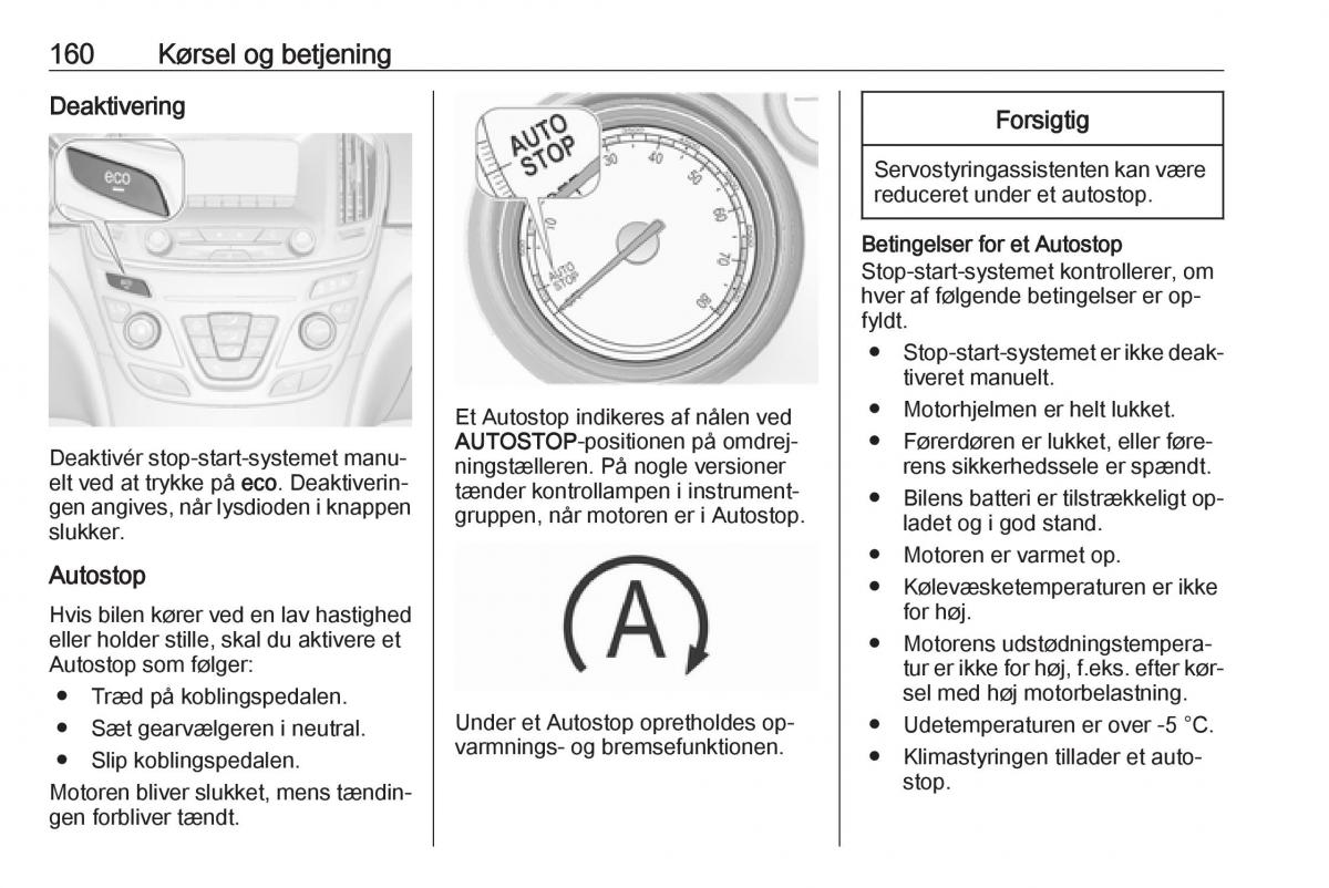 Opel Insignia A Bilens instruktionsbog / page 162