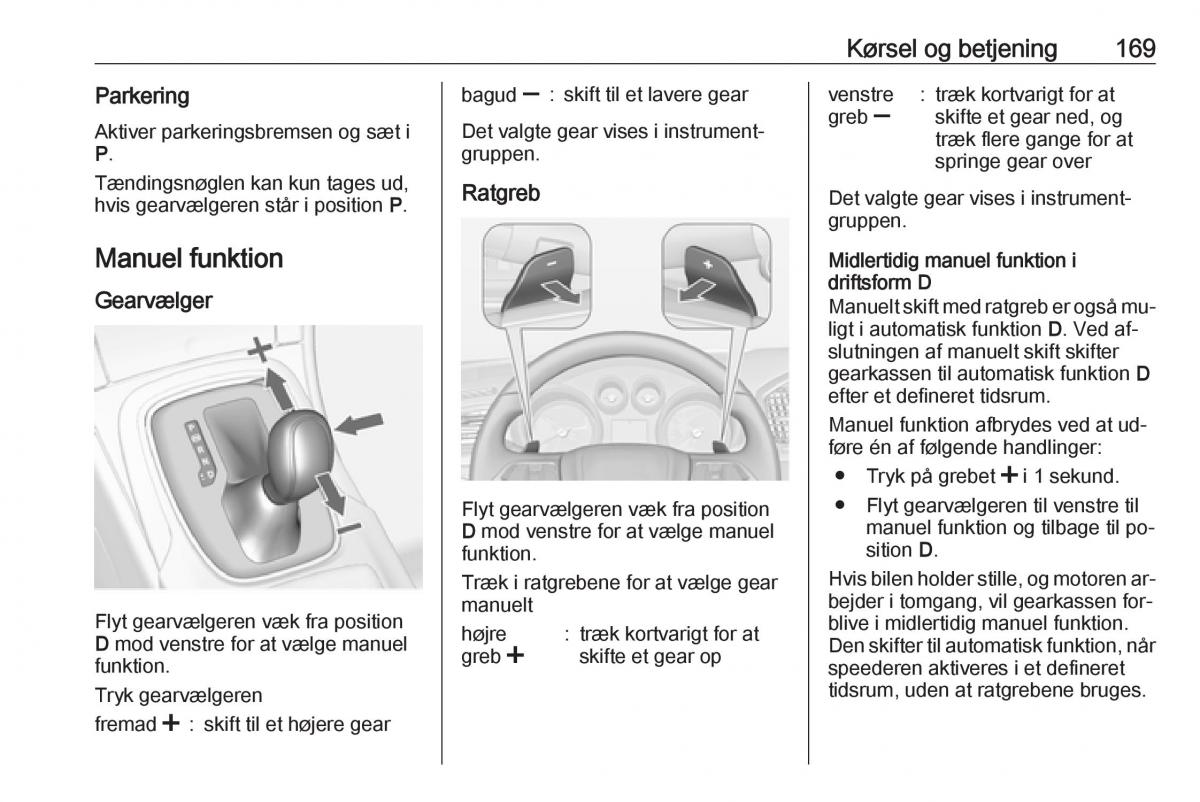 Opel Insignia A Bilens instruktionsbog / page 171