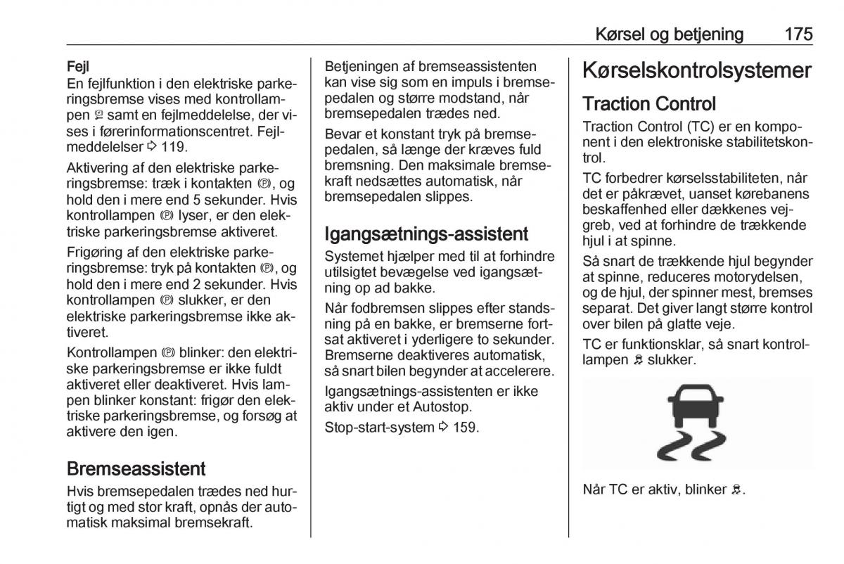 Opel Insignia A Bilens instruktionsbog / page 177