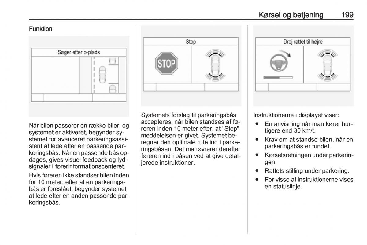 Opel Insignia A Bilens instruktionsbog / page 201