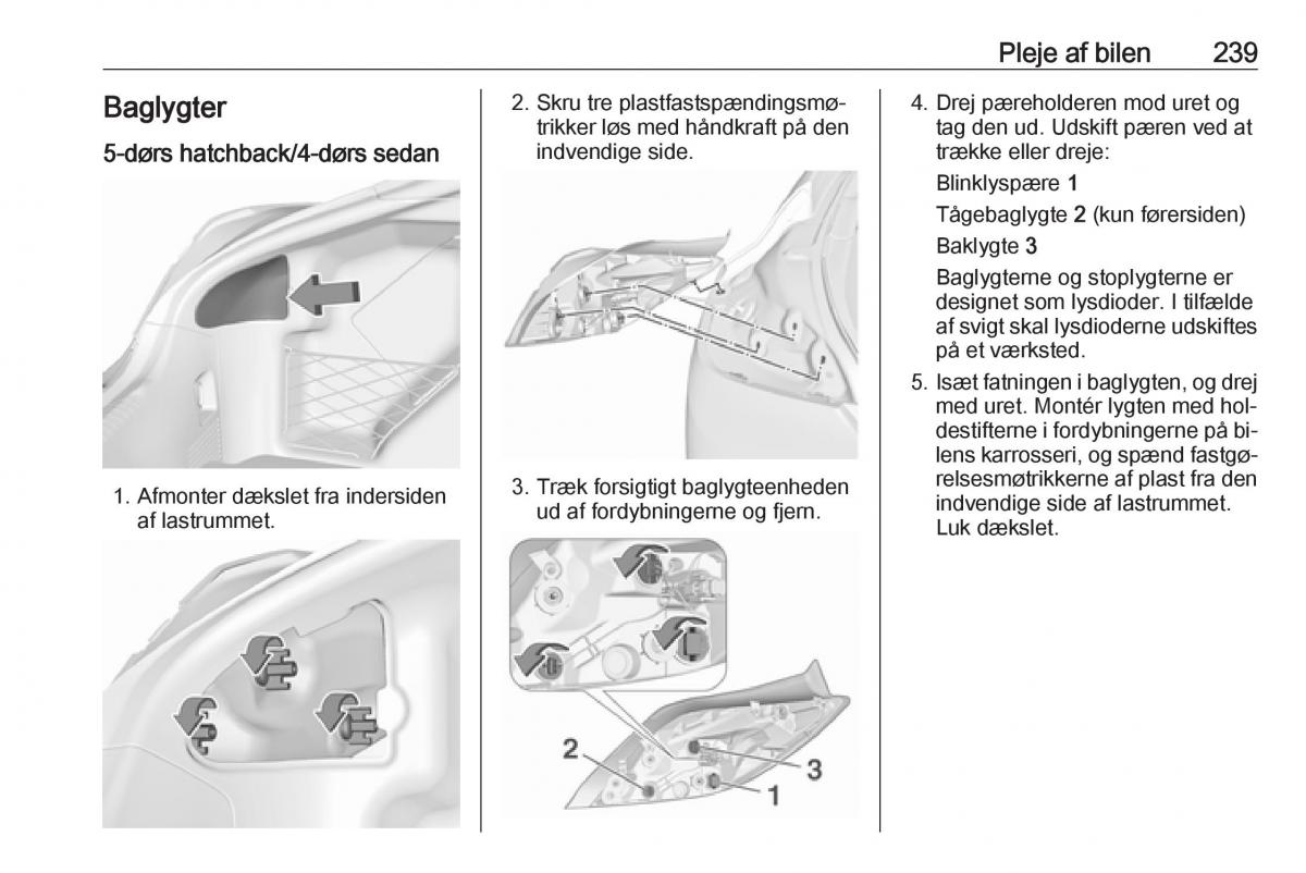 Opel Insignia A Bilens instruktionsbog / page 241