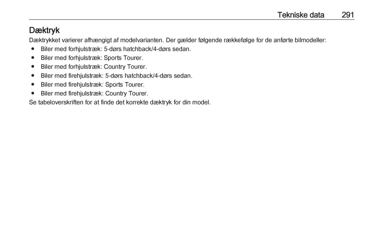 Opel Insignia A Bilens instruktionsbog / page 293