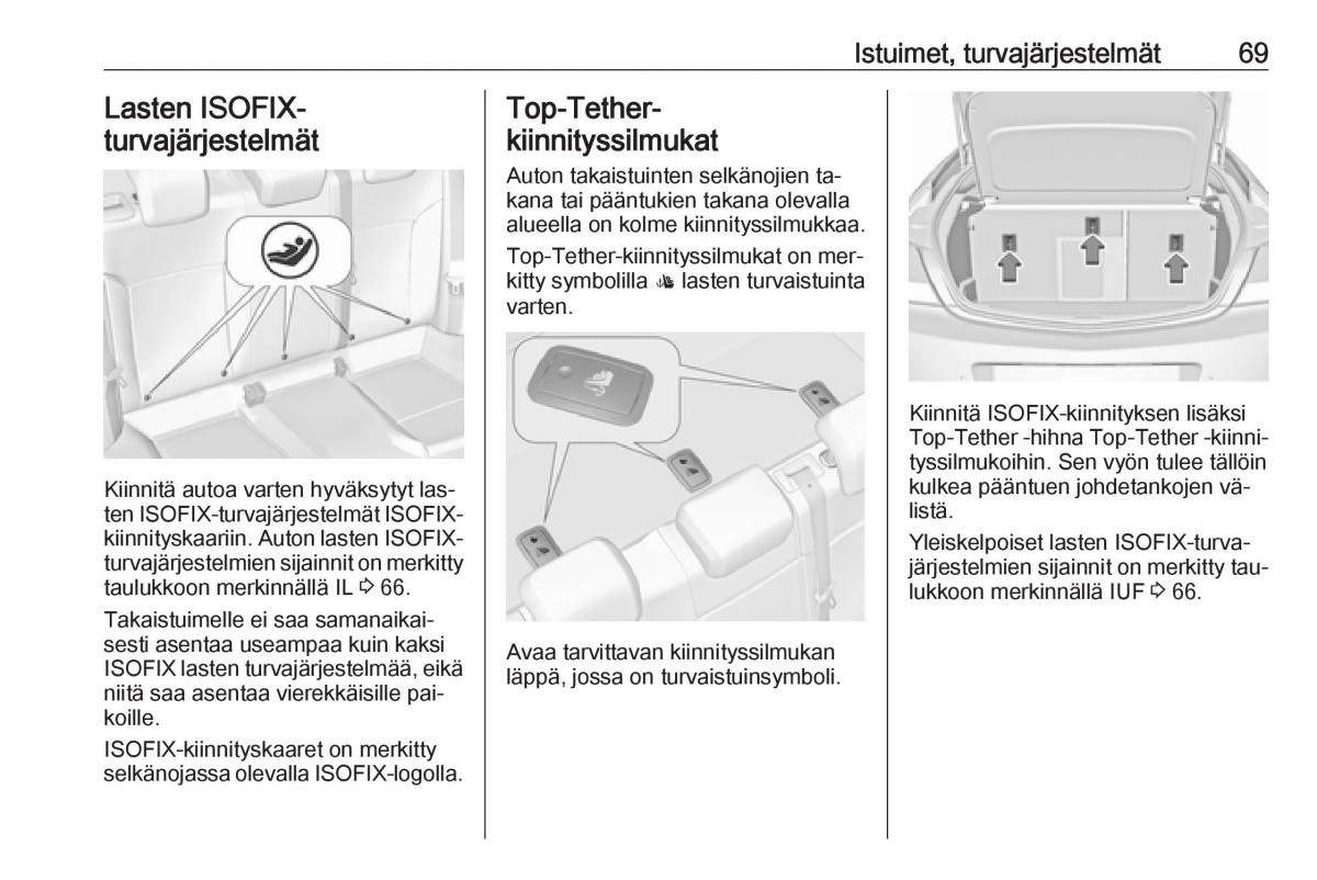 Opel Insignia A omistajan kasikirja / page 71