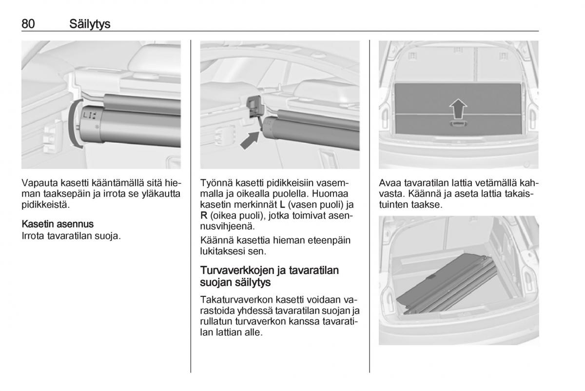 Opel Insignia A omistajan kasikirja / page 82