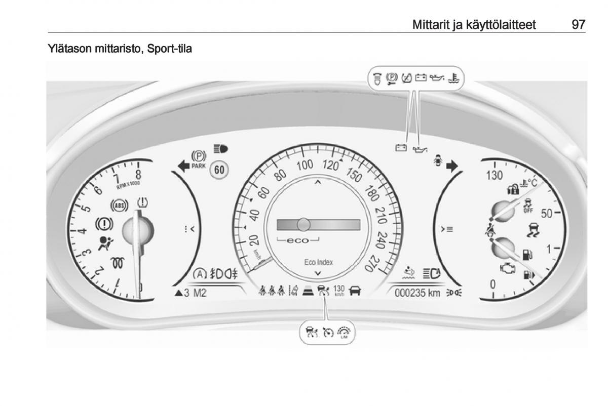 Opel Insignia A omistajan kasikirja / page 99