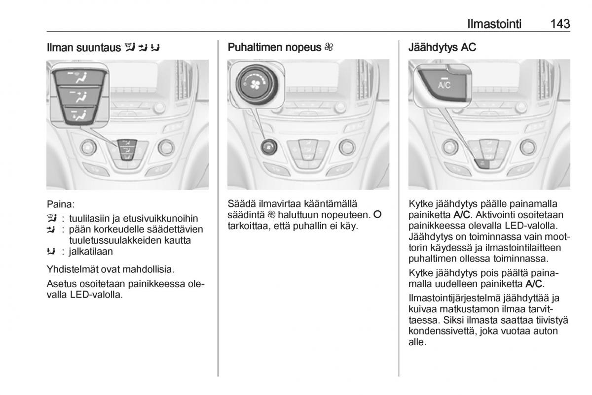 Opel Insignia A omistajan kasikirja / page 145