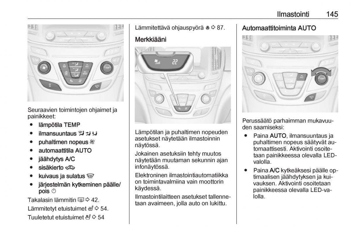 Opel Insignia A omistajan kasikirja / page 147