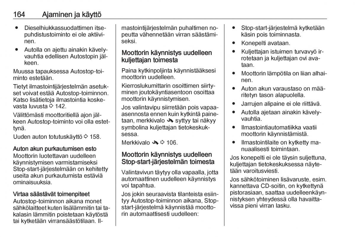 Opel Insignia A omistajan kasikirja / page 166