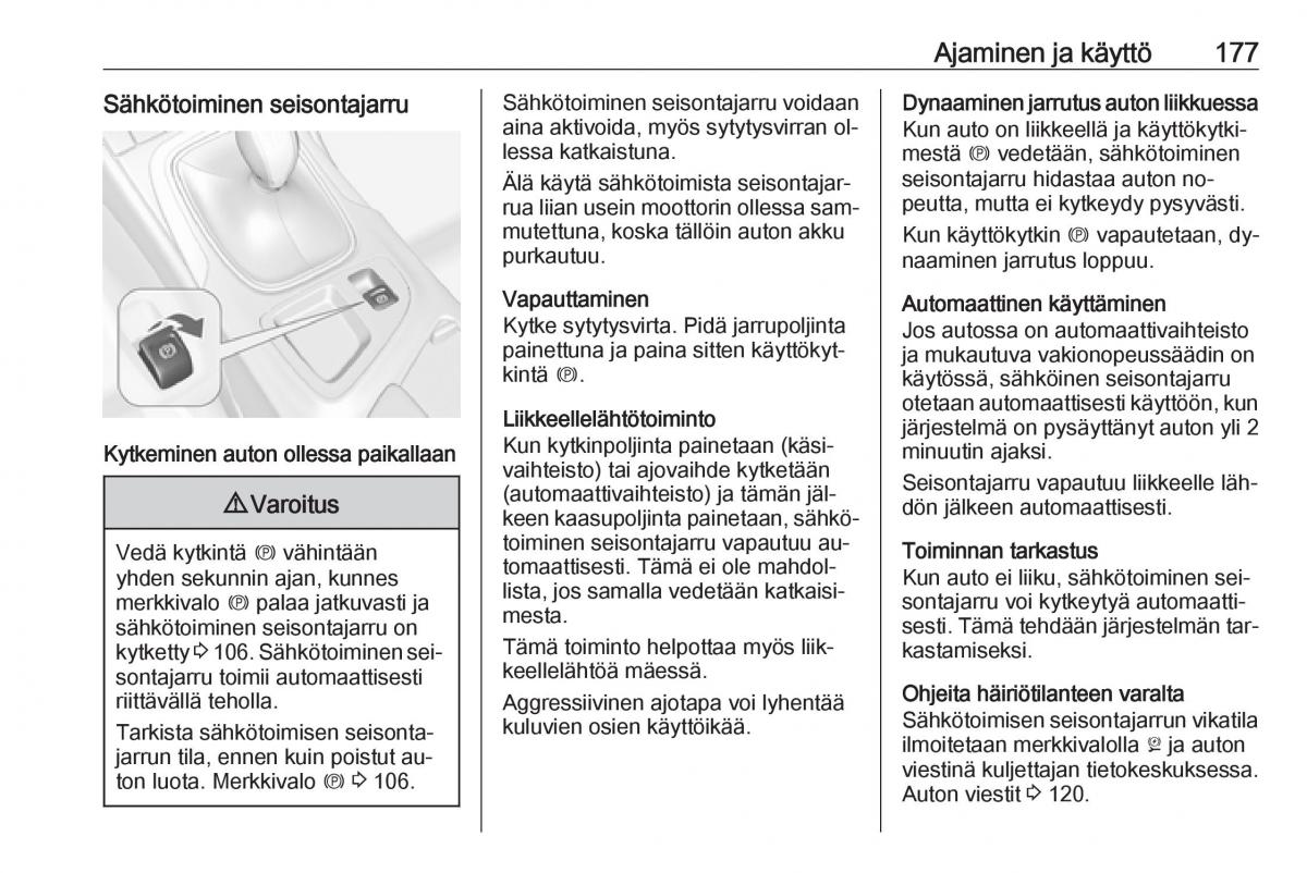 Opel Insignia A omistajan kasikirja / page 179