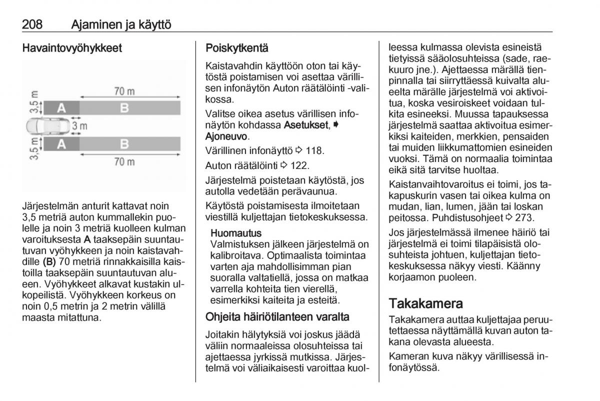 Opel Insignia A omistajan kasikirja / page 210