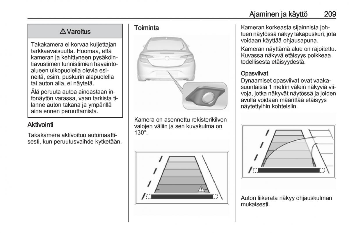 Opel Insignia A omistajan kasikirja / page 211