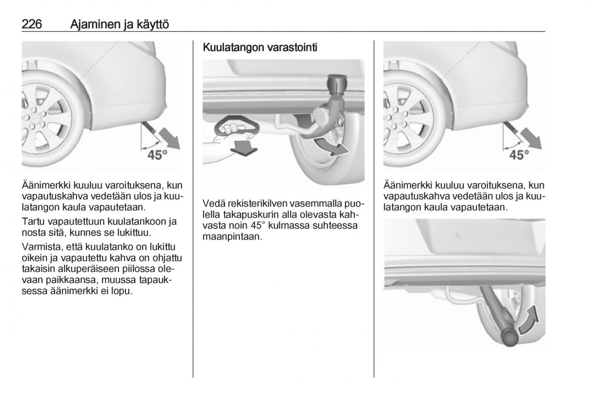 Opel Insignia A omistajan kasikirja / page 228