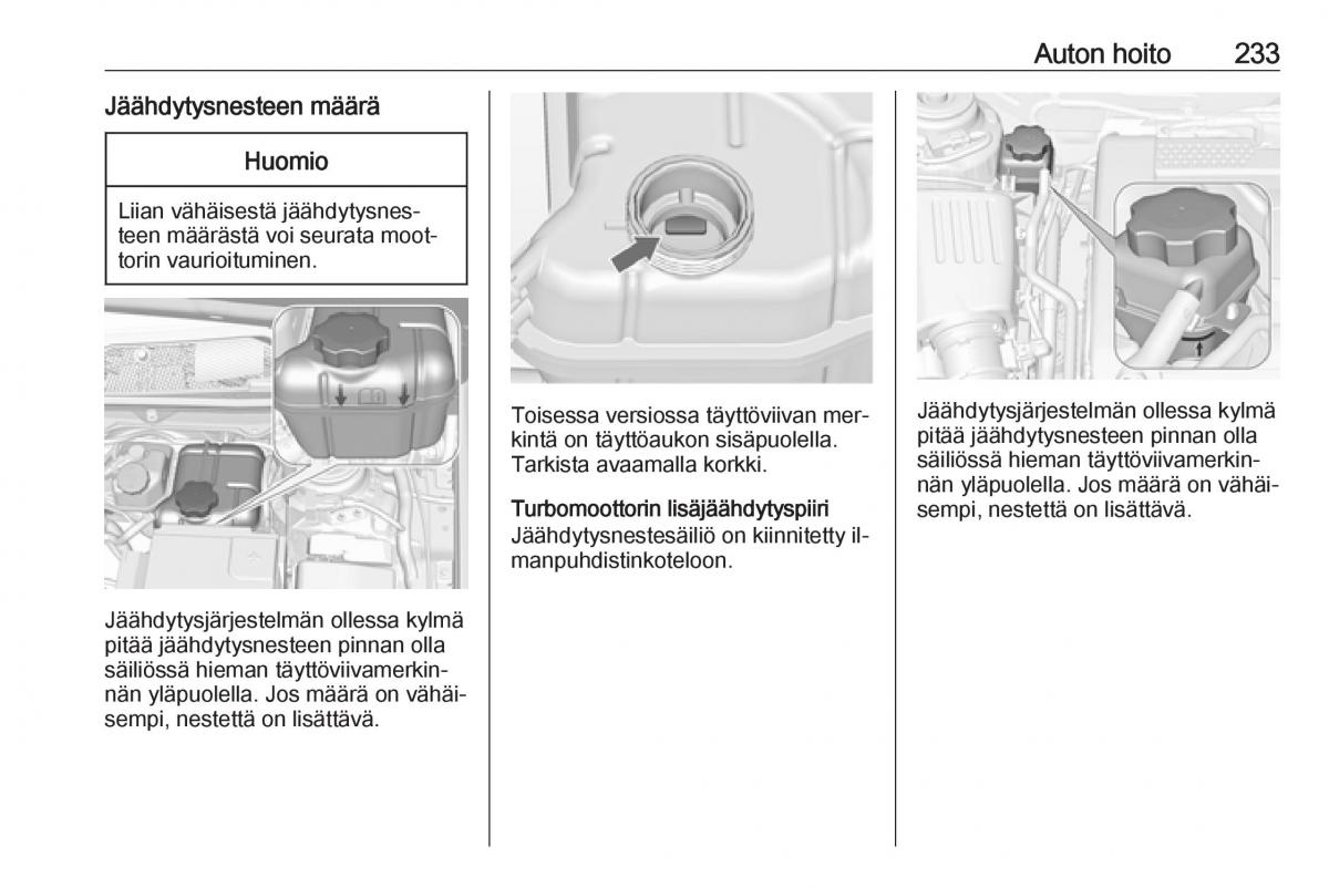 Opel Insignia A omistajan kasikirja / page 235