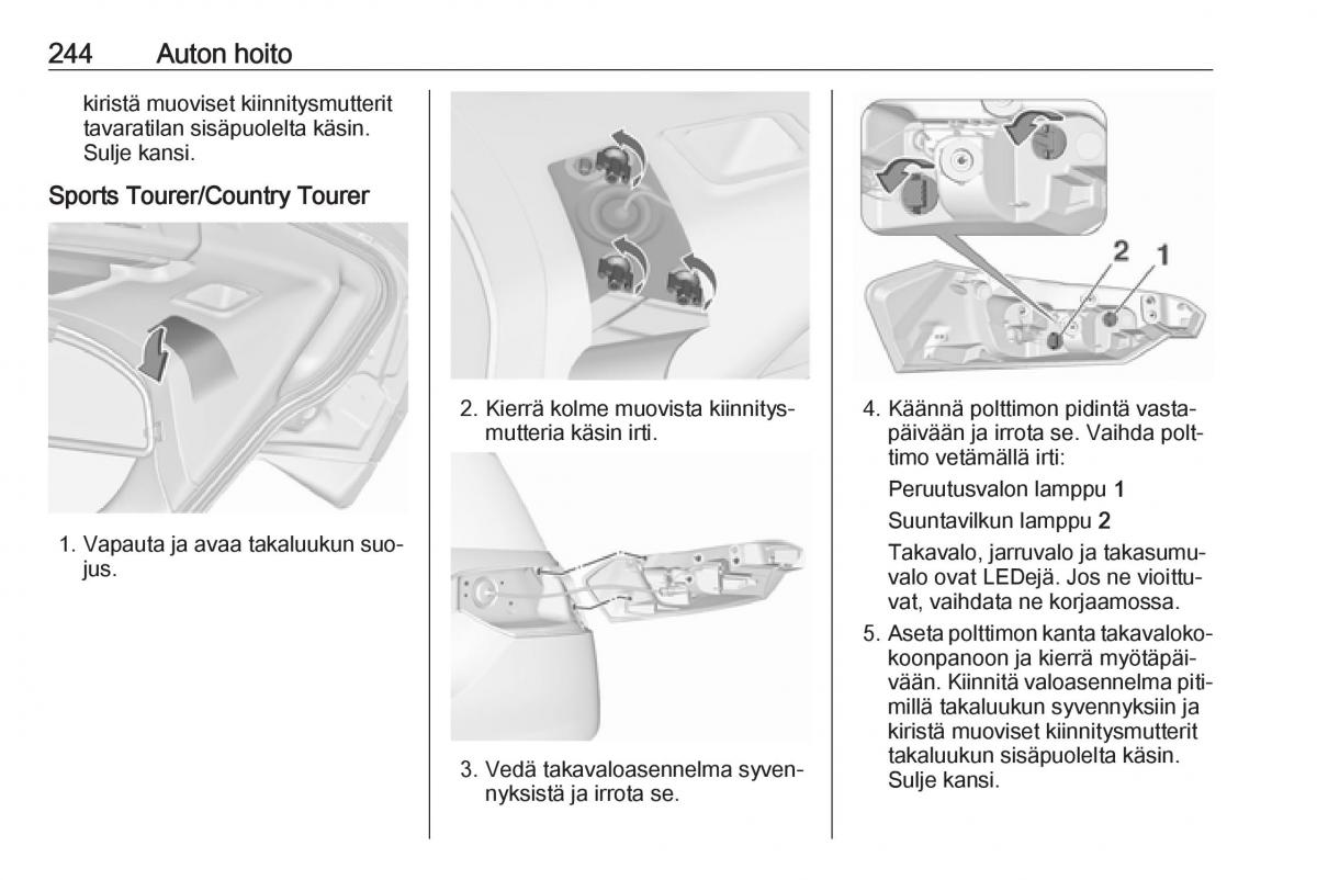 Opel Insignia A omistajan kasikirja / page 246