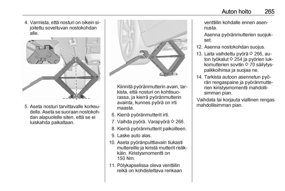 Opel Insignia A omistajan kasikirja / page 267