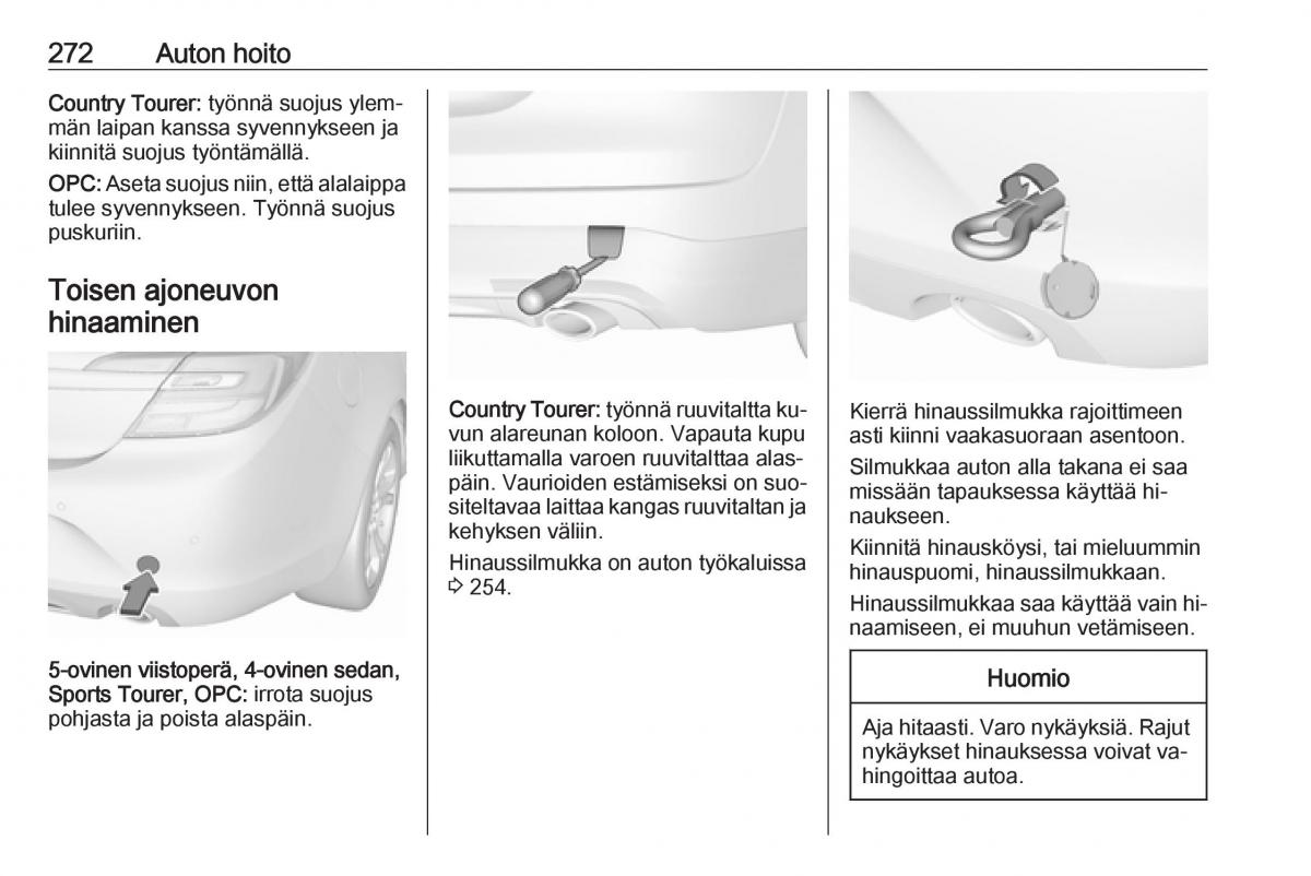 Opel Insignia A omistajan kasikirja / page 274