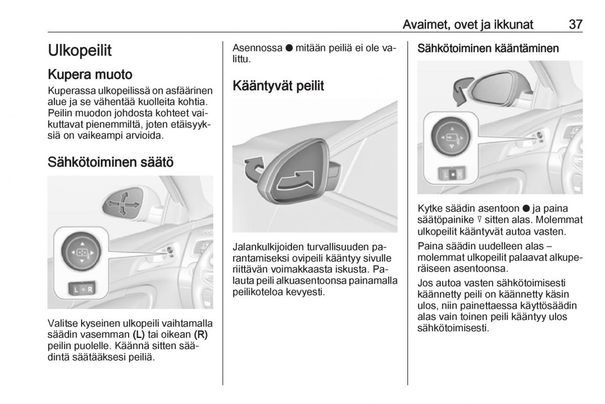 Opel Insignia A omistajan kasikirja / page 39