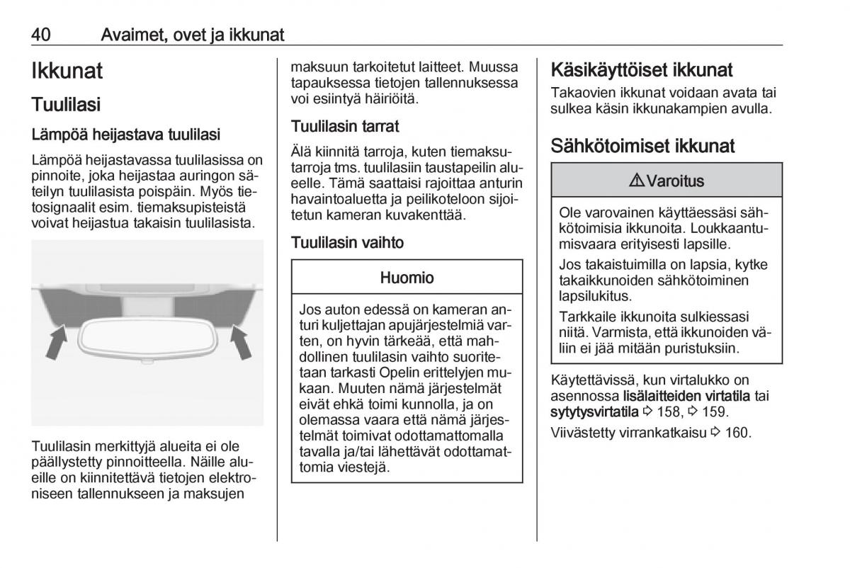 Opel Insignia A omistajan kasikirja / page 42