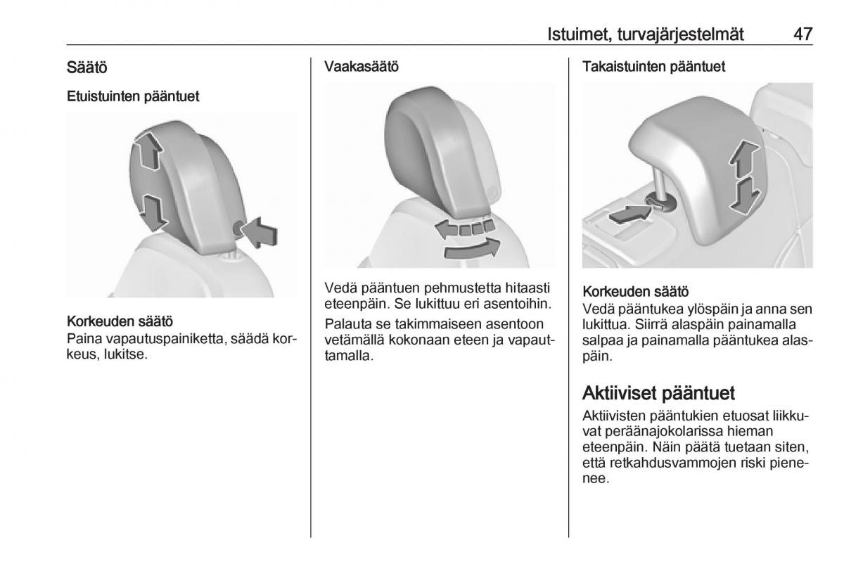 Opel Insignia A omistajan kasikirja / page 49