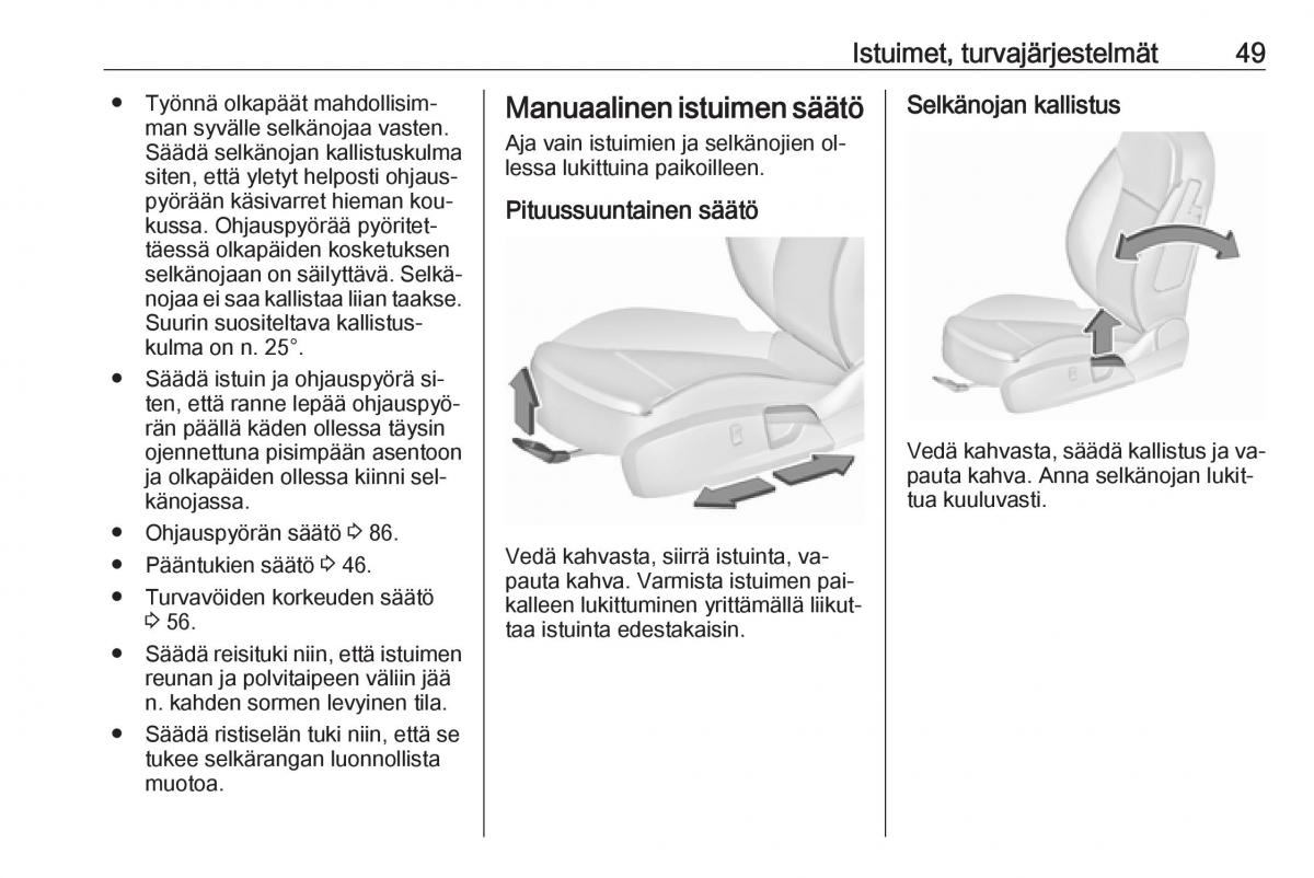 Opel Insignia A omistajan kasikirja / page 51