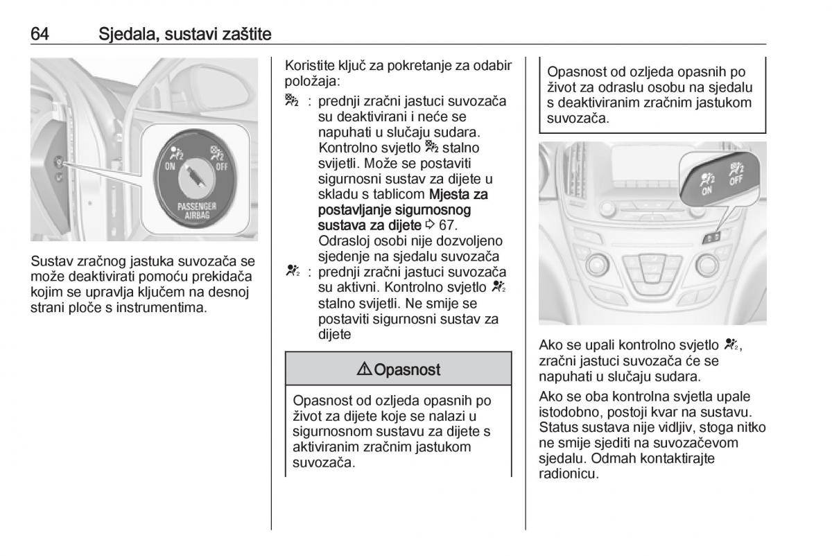 Opel Insignia A vlasnicko uputstvo / page 66