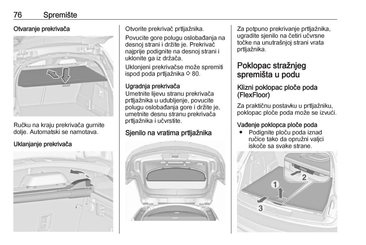 Opel Insignia A vlasnicko uputstvo / page 78