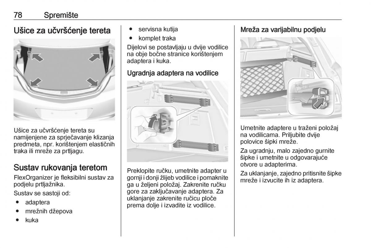 Opel Insignia A vlasnicko uputstvo / page 80