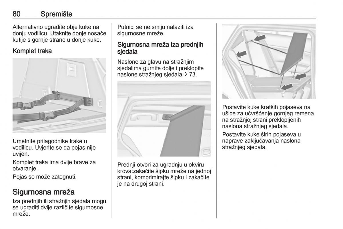 Opel Insignia A vlasnicko uputstvo / page 82