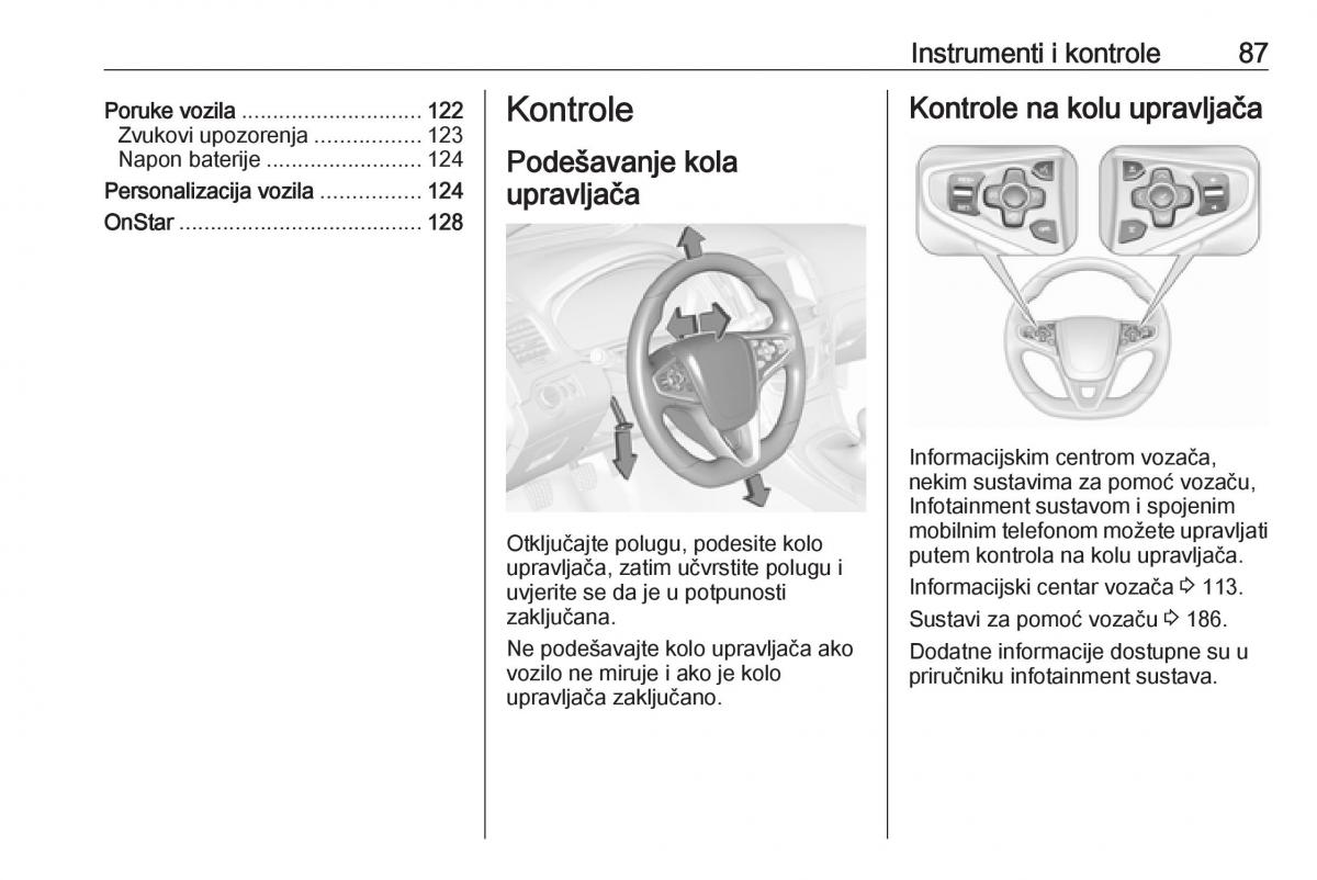 Opel Insignia A vlasnicko uputstvo / page 89