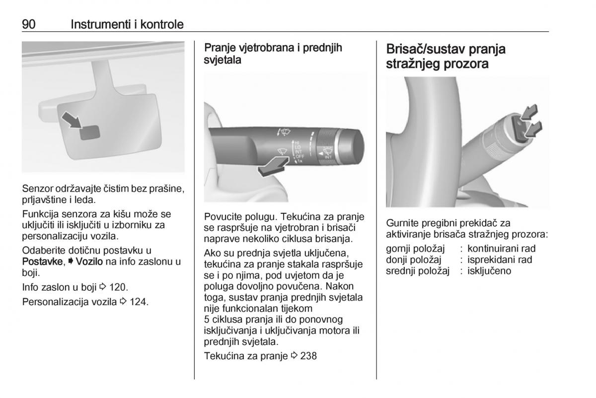 Opel Insignia A vlasnicko uputstvo / page 92