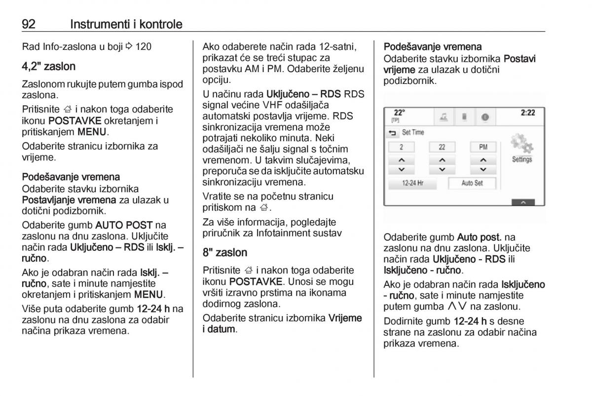 Opel Insignia A vlasnicko uputstvo / page 94