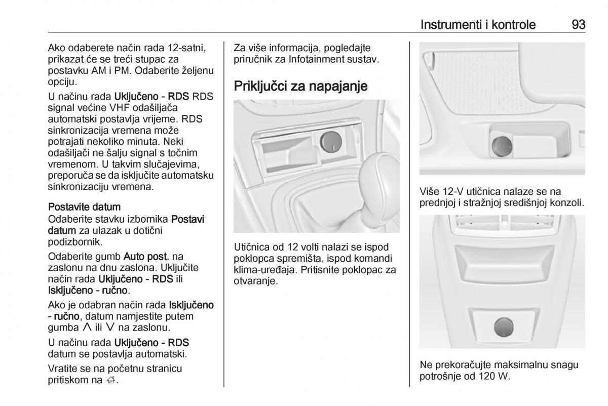 Opel Insignia A vlasnicko uputstvo / page 95