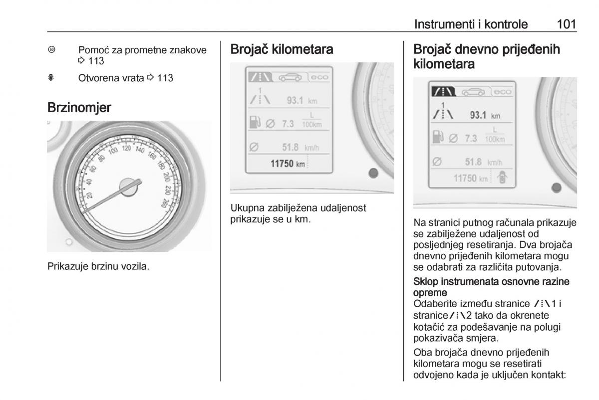 Opel Insignia A vlasnicko uputstvo / page 103