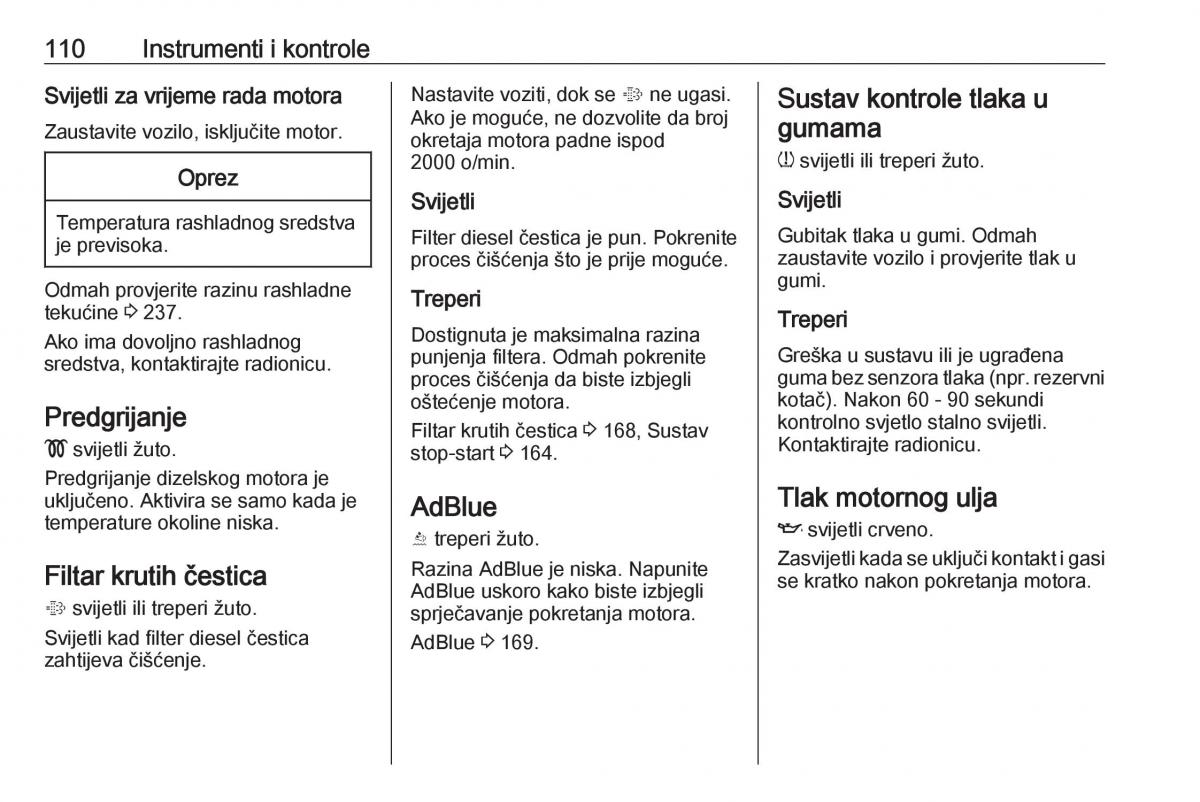 Opel Insignia A vlasnicko uputstvo / page 112