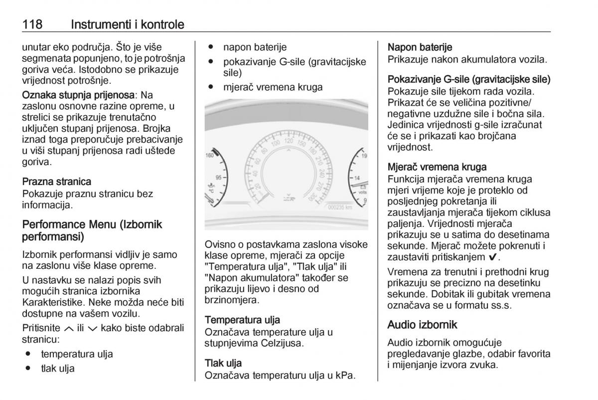 Opel Insignia A vlasnicko uputstvo / page 120