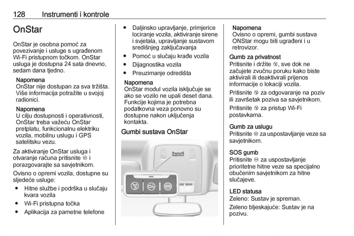 Opel Insignia A vlasnicko uputstvo / page 130