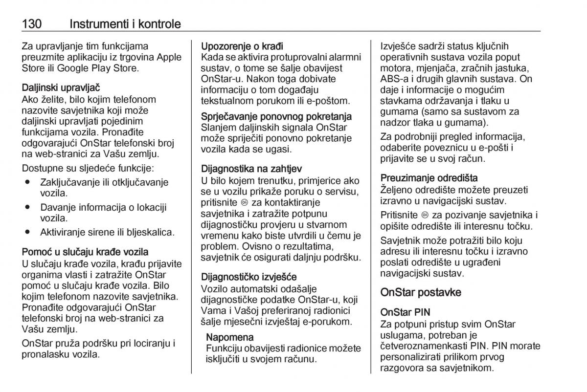 Opel Insignia A vlasnicko uputstvo / page 132