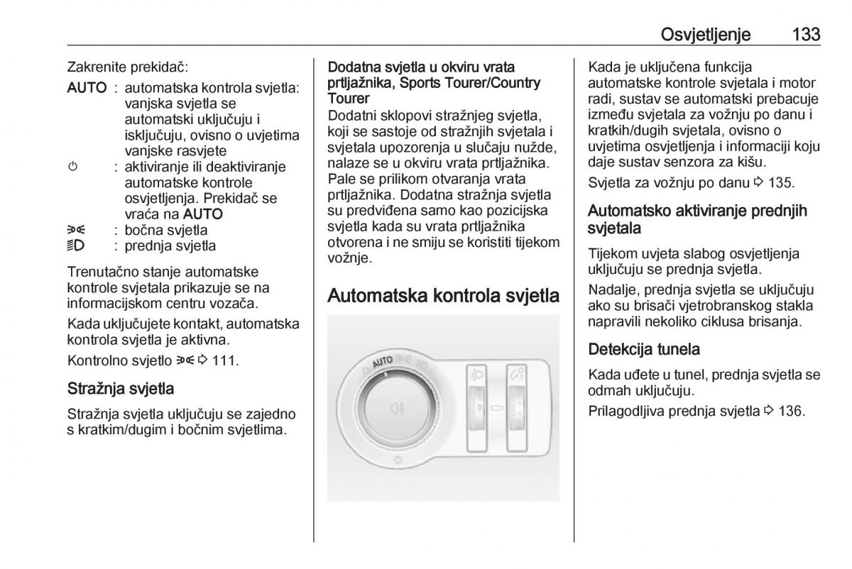 Opel Insignia A vlasnicko uputstvo / page 135