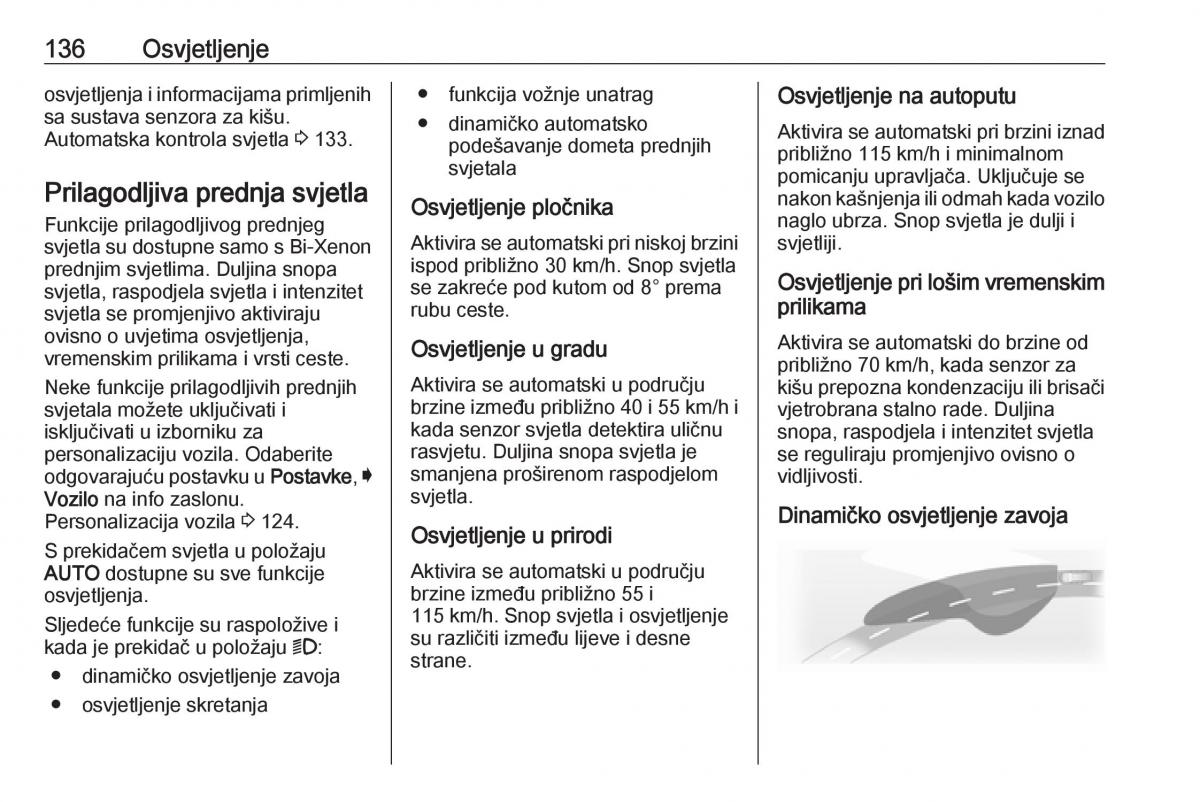 Opel Insignia A vlasnicko uputstvo / page 138