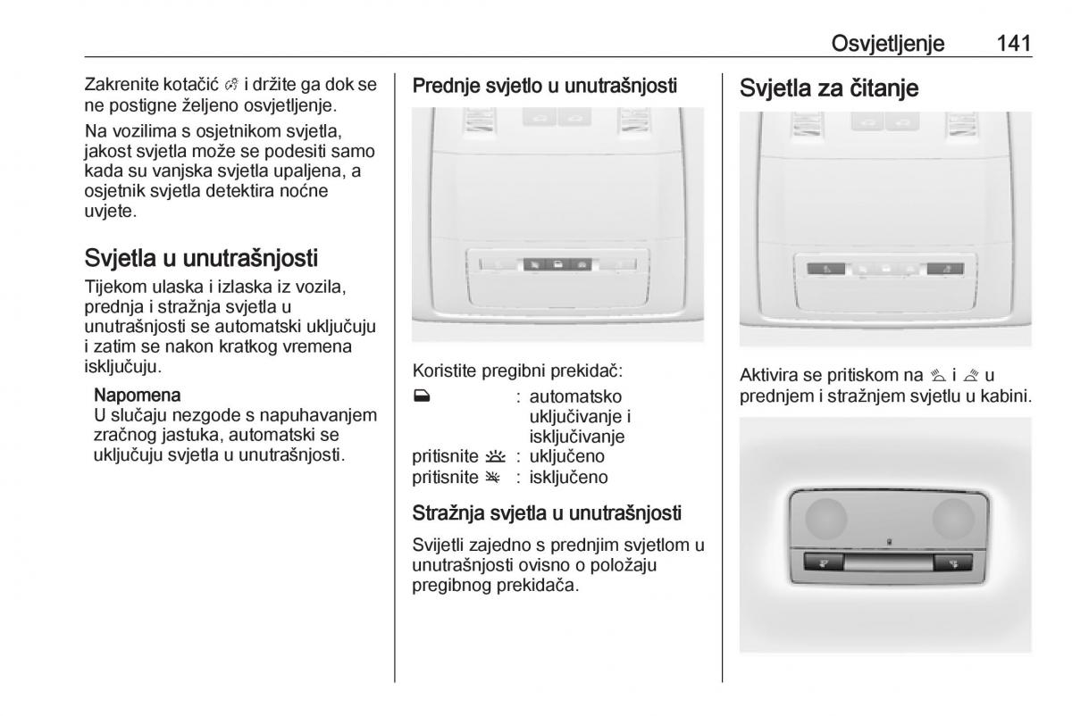 Opel Insignia A vlasnicko uputstvo / page 143